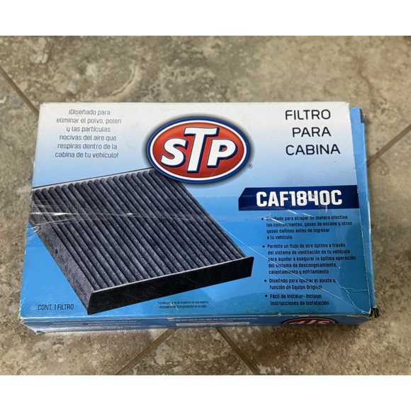 STP Automotive Cabin Air Filter Turbo CAF1840C New In Box NIB - Picture 3 of 13